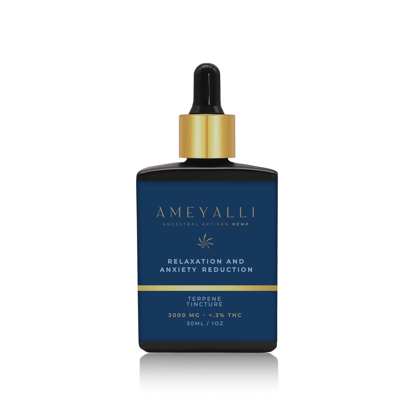 "Relaxation & Anxiety Reduction Ameyalli Blue Terpene Tincture